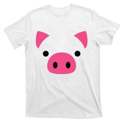 Pig Face Costume Funny Halloween T-Shirt