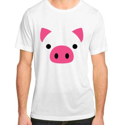 Pig Face Costume Funny Halloween Adult ChromaSoft Performance T-Shirt