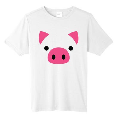 Pig Face Costume Funny Halloween Tall Fusion ChromaSoft Performance T-Shirt