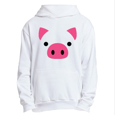 Pig Face Costume Funny Halloween Urban Pullover Hoodie