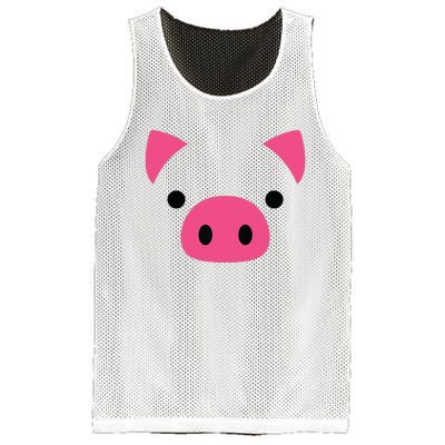 Pig Face Costume Funny Halloween Mesh Reversible Basketball Jersey Tank