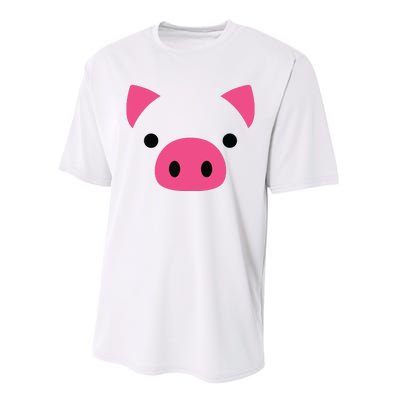 Pig Face Costume Funny Halloween Performance Sprint T-Shirt