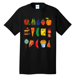 Party Food Caterpillar Tall T-Shirt