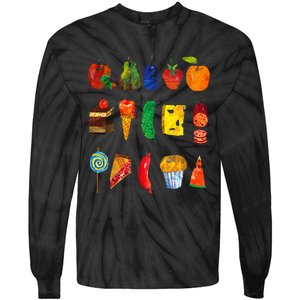 Party Food Caterpillar Tie-Dye Long Sleeve Shirt