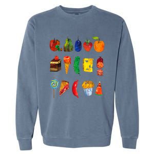 Party Food Caterpillar Garment-Dyed Sweatshirt