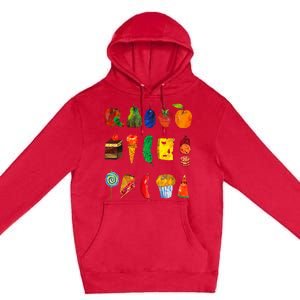 Party Food Caterpillar Premium Pullover Hoodie