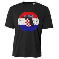 Proud Floridian Croatian From Florida Croatia Home Pride Cooling Performance Crew T-Shirt