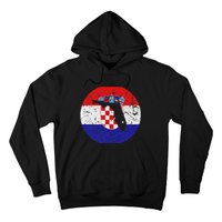 Proud Floridian Croatian From Florida Croatia Home Pride Hoodie