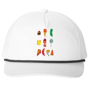 Party Food Caterpillar Snapback Five-Panel Rope Hat