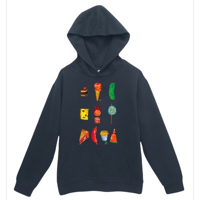 Party Food Caterpillar Urban Pullover Hoodie