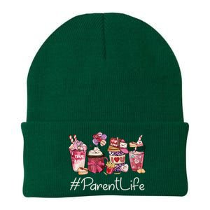 Parent Funny Coffee Hearts Happy Valentines Day Great Gift Knit Cap Winter Beanie