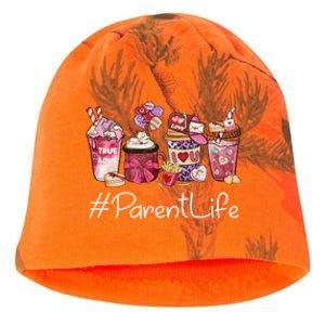 Parent Funny Coffee Hearts Happy Valentines Day Great Gift Kati - Camo Knit Beanie