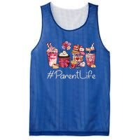 Parent Funny Coffee Hearts Happy Valentines Day Great Gift Mesh Reversible Basketball Jersey Tank