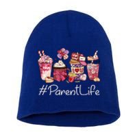 Parent Funny Coffee Hearts Happy Valentines Day Great Gift Short Acrylic Beanie