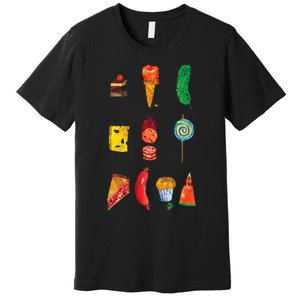 Party Food Caterpillar Premium T-Shirt