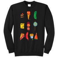 Party Food Caterpillar Tall Sweatshirt