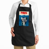 Paws Funny Cat Parody Cat Lover Gift Kitten Shark Mouse Meow Apron