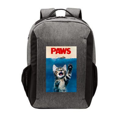 Paws Funny Cat Parody Cat Lover Gift Kitten Shark Mouse Meow Vector Backpack