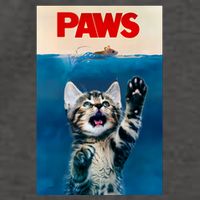 Paws Funny Cat Parody Cat Lover Gift Kitten Shark Mouse Meow Vector Backpack