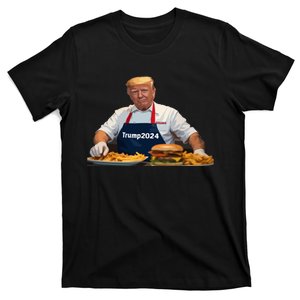 Political Figure Chef Illustration T-Shirt