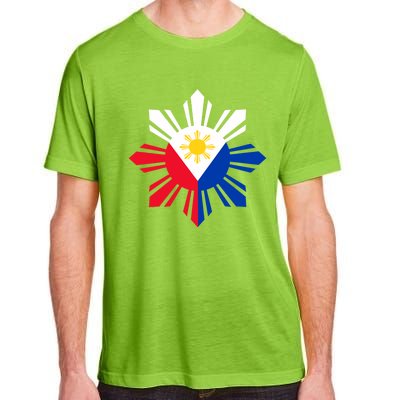 Philippine Flag Cool Gift Pinoy Flag Filipino Funny Gift Pinoy Sun Adult ChromaSoft Performance T-Shirt