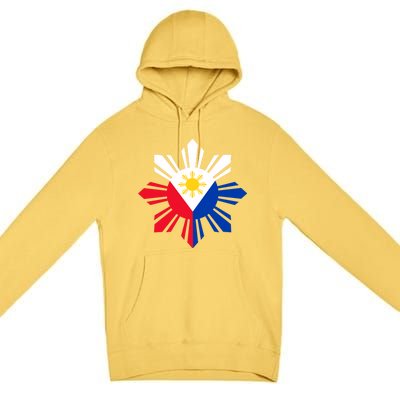 Philippine Flag Cool Gift Pinoy Flag Filipino Funny Gift Pinoy Sun Premium Pullover Hoodie