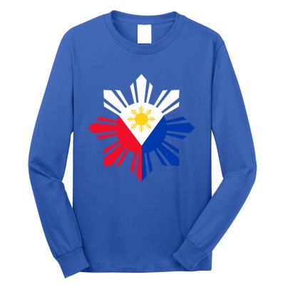 Philippine Flag Cool Gift Pinoy Flag Filipino Funny Gift Pinoy Sun Long Sleeve Shirt