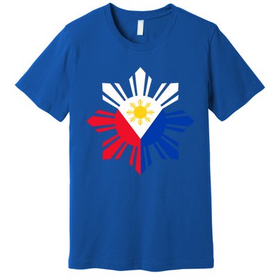 Philippine Flag Cool Gift Pinoy Flag Filipino Funny Gift Pinoy Sun Premium T-Shirt