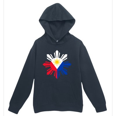 Philippine Flag Cool Gift Pinoy Flag Filipino Funny Gift Pinoy Sun Urban Pullover Hoodie