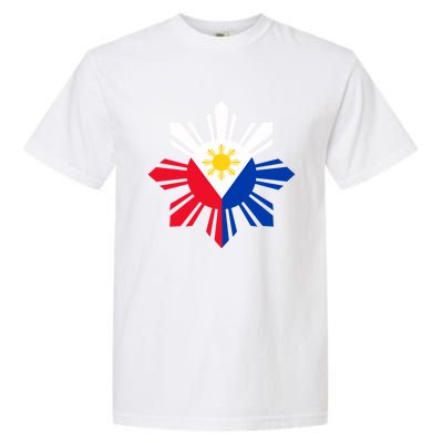 Philippine Flag Cool Gift Pinoy Flag Filipino Funny Gift Pinoy Sun Garment-Dyed Heavyweight T-Shirt