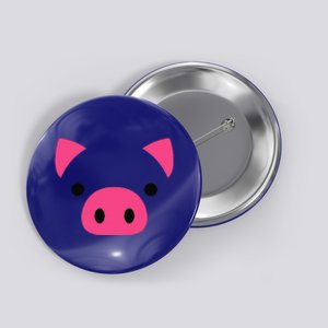 Pig Face Costume Funny Halloween Button