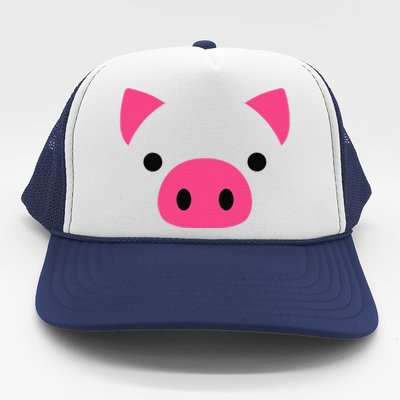 Pig Face Costume Funny Halloween Trucker Hat