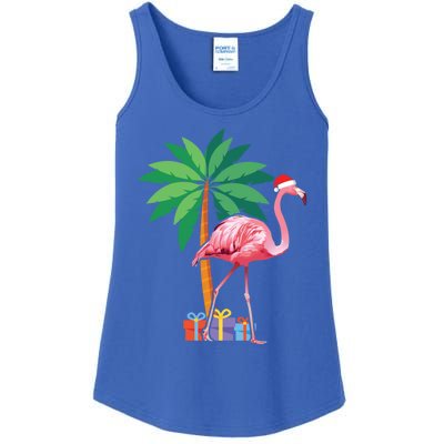 Pink Flamingo Christmas Gift Christmas Party Gift Ladies Essential Tank