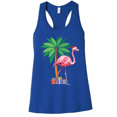 Pink Flamingo Christmas Gift Christmas Party Gift Women's Racerback Tank