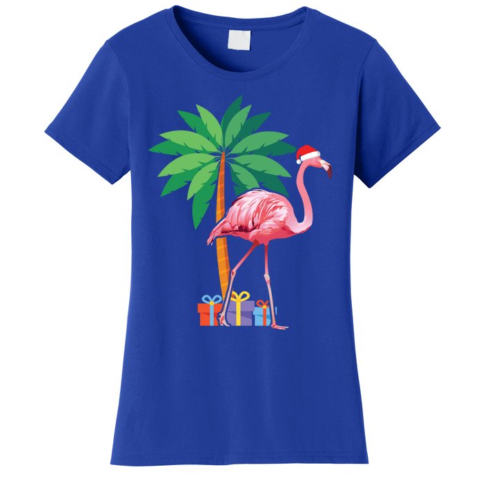 Pink Flamingo Christmas Gift Christmas Party Gift Women's T-Shirt