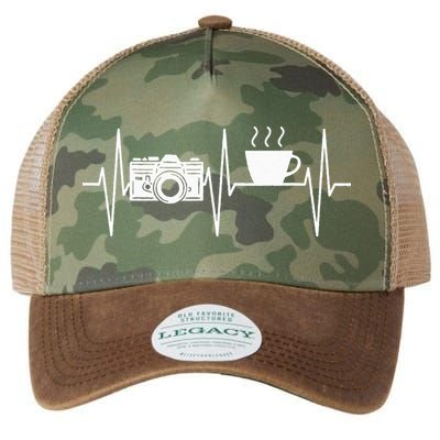 Photographer Funny Coffee Lover Camera Photography Legacy Tie Dye Trucker Hat