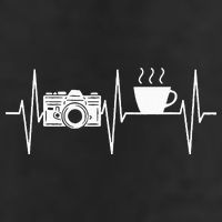 Photographer Funny Coffee Lover Camera Photography 7 Panel Mesh Trucker Snapback Hat