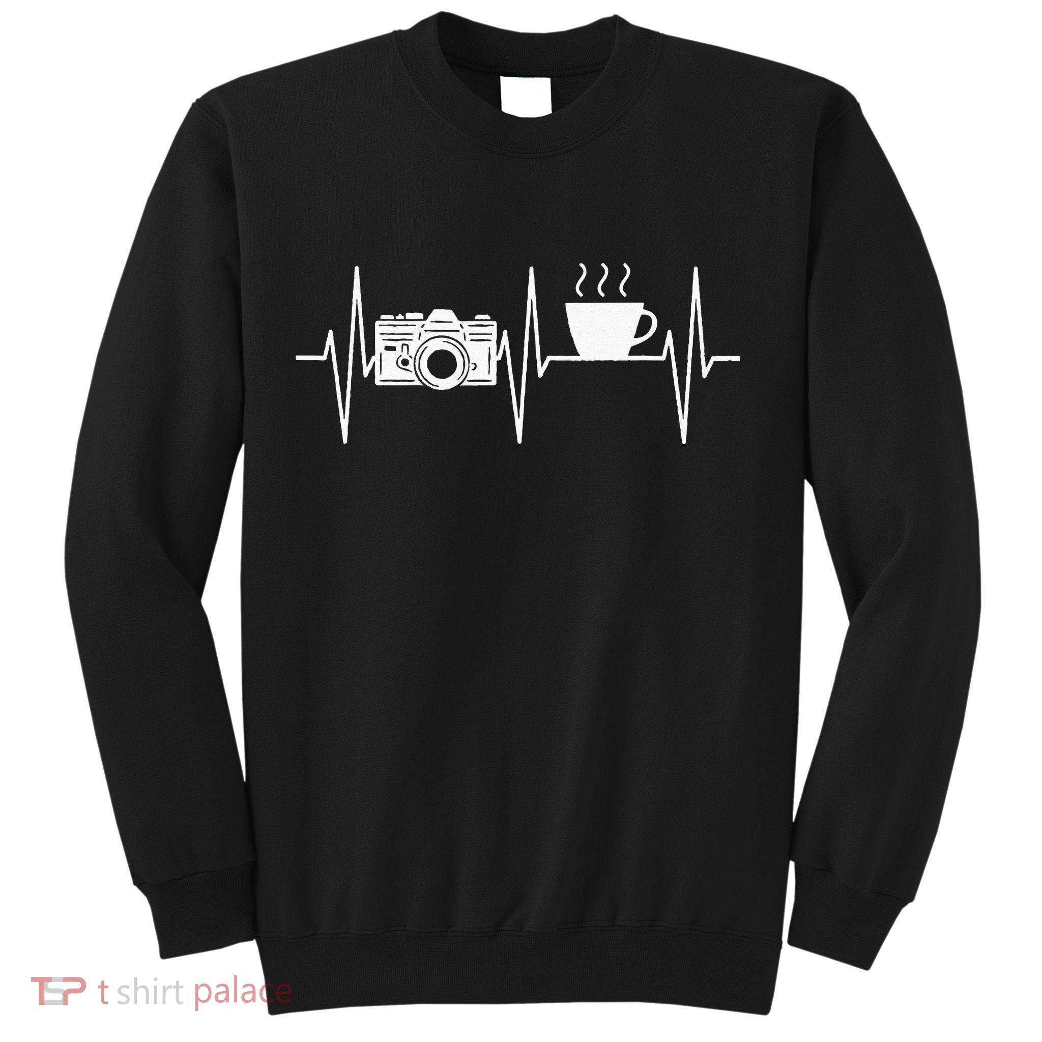 Photographer Funny Coffee Lover Camera Photography Sweatshirt