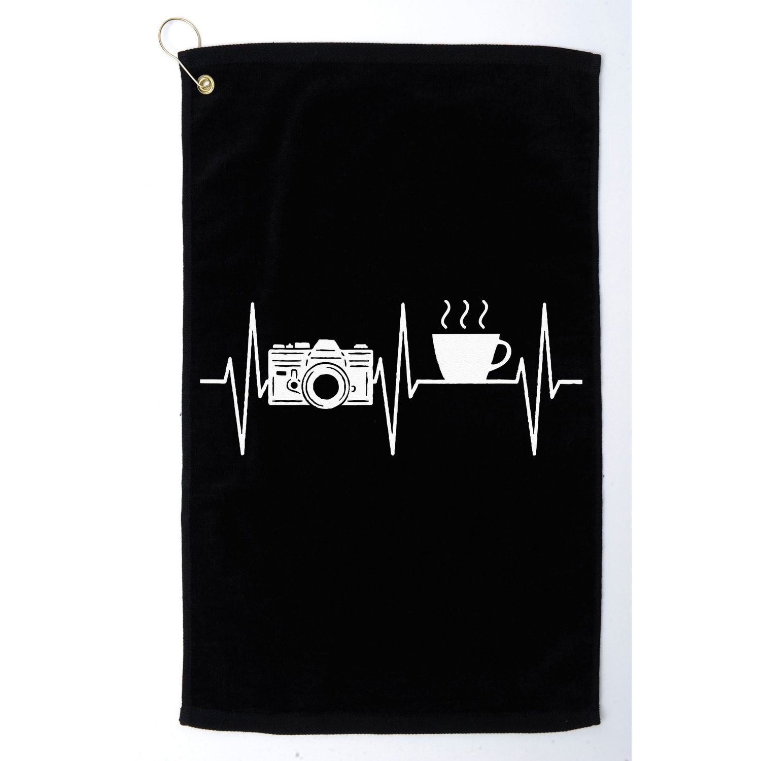 Photographer Funny Coffee Lover Camera Photography Golf Towel