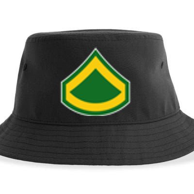 Private First Class Mlitary Badge Sustainable Bucket Hat