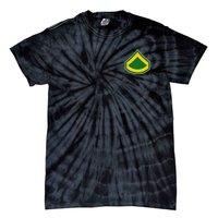 Private First Class Mlitary Badge Tie-Dye T-Shirt