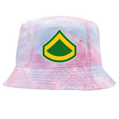 Private First Class Mlitary Badge Tie-Dyed Bucket Hat