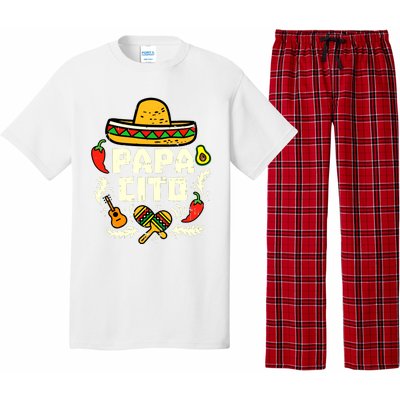 Papacito Family Cinco De Mayo Matchin Couple Mexican Dad Pajama Set