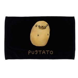 Pugtato Funny Cute Dog Microfiber Hand Towel