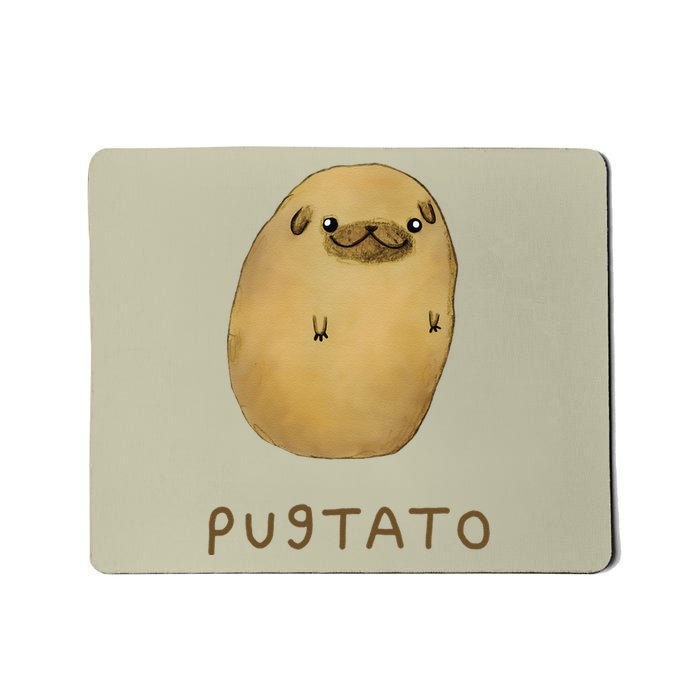 Pugtato Funny Cute Dog Mousepad