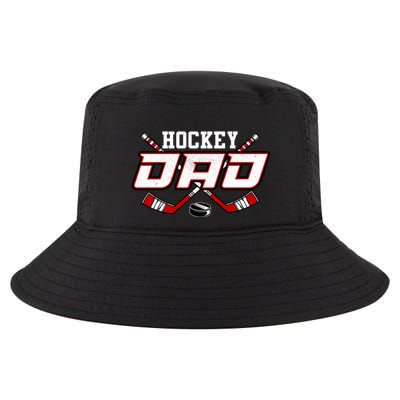 Papa FatherS Day Vintage Hockey Dad Gift Cool Comfort Performance Bucket Hat