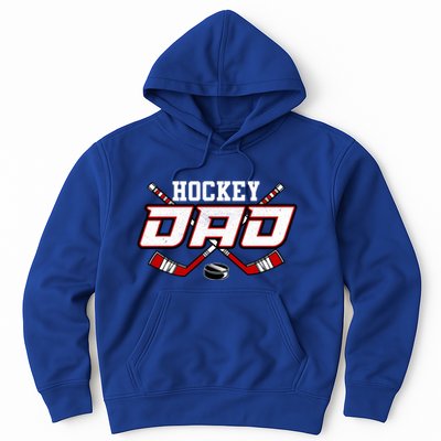 Papa FatherS Day Vintage Hockey Dad Gift Hoodie