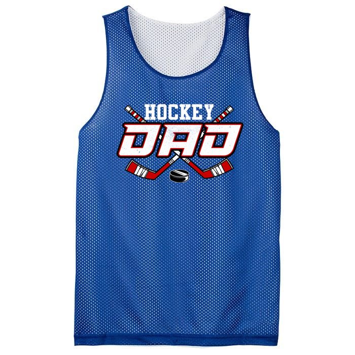 Papa FatherS Day Vintage Hockey Dad Gift Mesh Reversible Basketball Jersey Tank