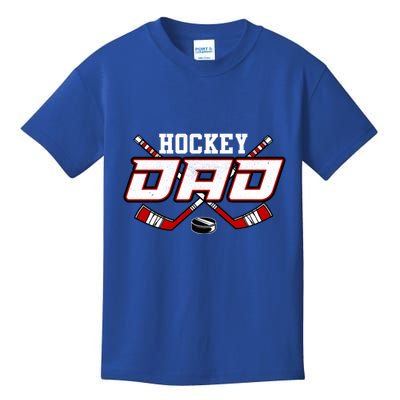 Papa FatherS Day Vintage Hockey Dad Gift Kids T-Shirt
