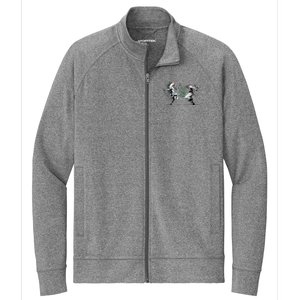 Palestine Freedom Dance Stretch Full-Zip Cadet Jacket